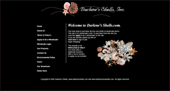 Desktop Screenshot of darlenesshells.com