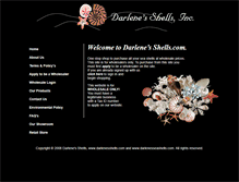 Tablet Screenshot of darlenesshells.com